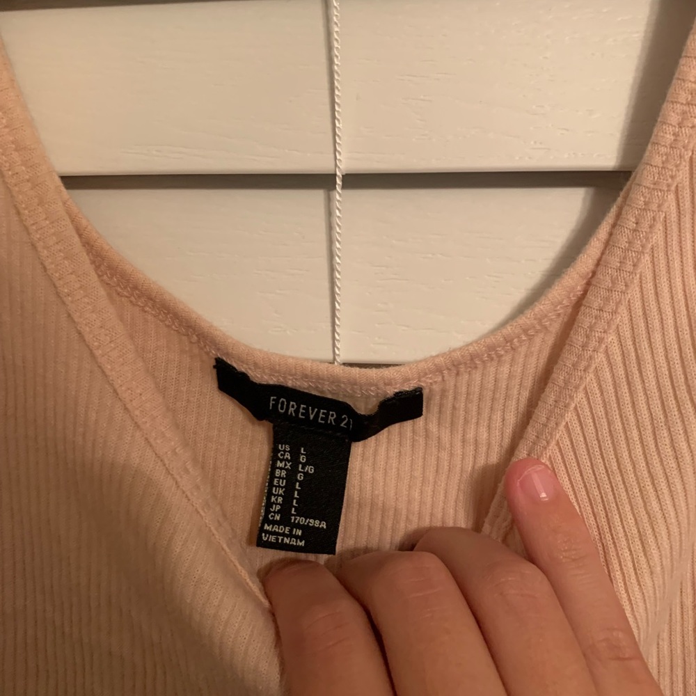 Light pink forever 21 tank